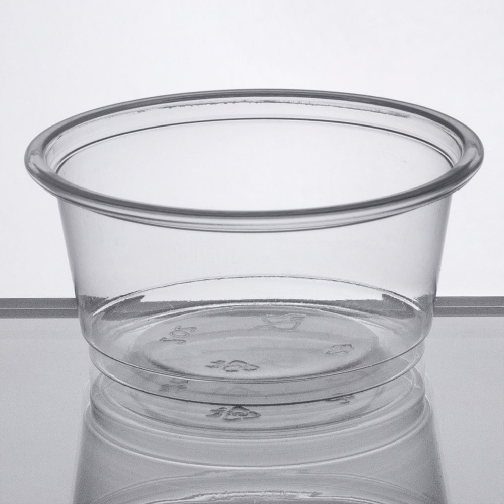 100ct Clear Plastic Portion Cups, 2oz